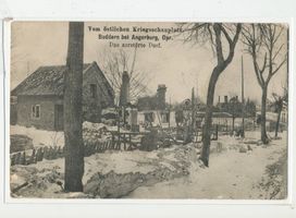 Buddern, Kreis Angerburg Buddern, Das zerstörte Dorf Erster Weltkrieg