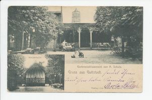 Guttstadt, Kreis Heilsberg Guttstadt, Gartenetablissement 