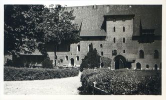 Marienburg, Westpr., Kreis Marienburg Marienburg i. Westpr., Hof in der Marienburg Marienburg, Schloß