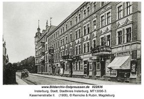 Insterburg, Stadt, Stadtkreis Insterburg Göringstraße (fr. Kasernenstraße)