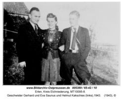 Erlen, Ort und Försterei, Kreis Elchniederung 