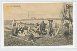  Kurische Nehrung, Fischerkinder Kurische Nehrung, Fischerei