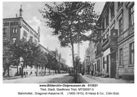 Tilsit, Stadt, Stadtkreis Tilsit Bahnhofstraße