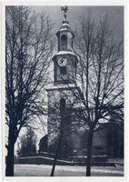 Ebenrode, Stadt, Kreis Ebenrode Ebenrode fr. Stallupönen, Evangelische Kirche im Winter 
