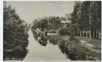 Arys, Kreis Johannisburg Arys, Blick von der Seufzerbrücke 