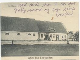 Löbenau, Kreis Schloßberg Löbegallen, Gasthaus 