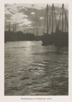 Königsberg (Pr.), Stadtkreis Königsberg Königsberg (Pr.), Abendstimmung im Hafen Königsberg, Außenhafen (bis zum Hauptzollamt)