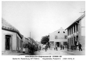 Barten Kr. Rastenburg, Kreis Rastenburg Hauptstraße (fr. Rastenburger Straße)