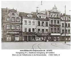 Königsberg (Pr.), Stadtkreis Königsberg Börsenstraße