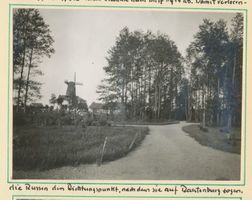 Rautenburg, Kreis Elchniederung Rautenburg, Windmühle, die 1914 abbrannte 