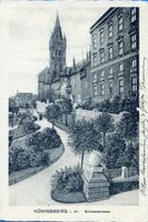 Königsberg (Pr.), Stadtkreis Königsberg Königsberg (Pr.), Schloß mit Schloßterrasse, Südseite IV Königsberg, Schloß