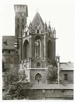 Marienburg, Westpr., Kreis Marienburg Marienburg i. Westpr., Die Marienburg, Schloßkirche mit Marienbild XIII Мариенбург, Зап. Пруссия, замок Мариенбург, замковая церковь с образом Марии, XIII