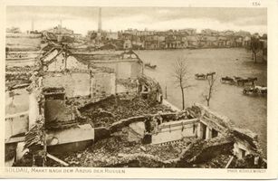 Soldau, Kreis Neidenburg Soldau, Markt nach dem Abzug der Russen Erster Weltkrieg