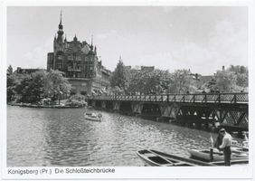 Königsberg (Pr.), Stadtkreis Königsberg Königsberg, Schloßteichbrücke Кёнигсберг, мост через Замковый пруд