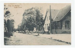 Kussen, Kreis Schloßberg Kussen bei Pilkallen, Straßenansicht 