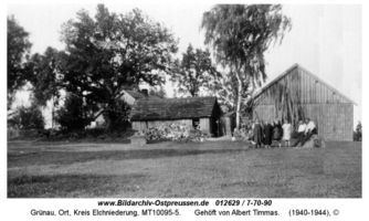 Grünau Kr. Elchniederung, Ort, Kreis Elchniederung 