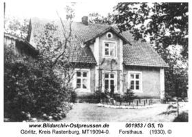 Görlitz Kr. Rastenburg, Gut, Kurhaus und Bahnstation, Kreis Rastenburg 