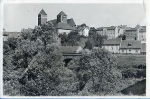 Rastenburg, Stadt, Kreis Rastenburg Rastenburg, St. Georg und Eisenbahnbrücke VII - 2 Растенбург, церковь Св. Георга и железнодорожный мост, VII - 2