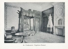 Finckenstein, Kreis Rosenberg Finckenstein, Schloß, Napoleon-Zimmer 