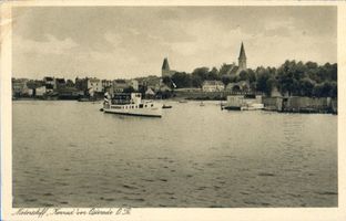 Osterode (Ostpr.), Kreis Osterode Osterode (Ostpr.), Motorschiff  Konrad  auf dem Drewenzsee II 