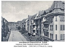Insterburg, Stadt, Stadtkreis Insterburg Albert-Stadie-Straße