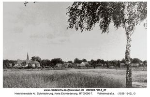 Heinrichswalde Kr. Elchniederung, Kreis Elchniederung Wilhelmstraße