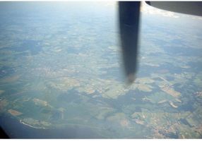  Ermland, Luftbild Braunsberg - Frauenburg 