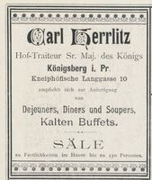 Königsberg (Pr.), Stadtkreis Königsberg Kneiph. Langgasse 10 55424 Königsberg, Anzeigen