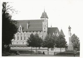 Marienburg, Westpr., Kreis Marienburg Marienburg i. Westpr., Schloß mit Abstimmungsdenkmal V Мариенбург, Зап. Пруссия, замок с памятником плебисцита, V
