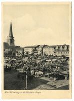 Schloßberg, Kreisstadt, Kreis Schloßberg Pillkallen Kr. Schlossberg, Ein Markttag in Pillkallen Пиллкаллен, уезд Шлоссберг, рыночный день в Пиллкаллене
