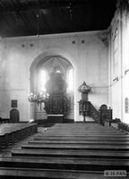 Paterswalde, Kreis Wehlau Paterswalde, Ev. Kirche - Innenraum mit Altar und Kanzel Патерсвальде, евангелическая церковь — интерьер с алтарём и кафедрой
