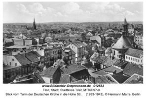 Tilsit, Stadt, Stadtkreis Tilsit Hohe Straße