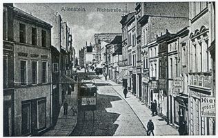 Allenstein, Stadtkreis Allenstein Richtstraße Allenstein, Richtstraße Allenstein, Jakobikirche