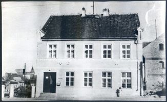Landsberg, Stadt, Kreis Preußisch Eylau Landsberg i. Ostpr., Polnisches Postamt 