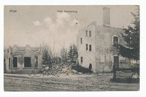 Arys, Kreis Johannisburg Arys, Zerstörte Villa Sanderling 