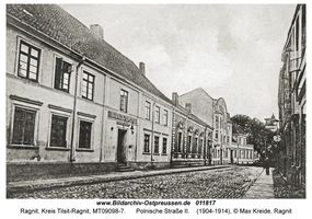 Ragnit, Kreis Tilsit-Ragnit Polnische Straße  