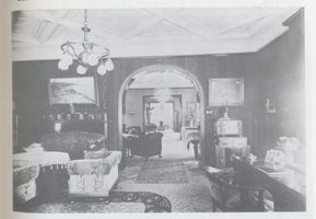 Königsberg (Pr.), Stadtkreis Königsberg Lawsker Allee 13-15 Königsberg, Lawsker Allee,  Villa Golstein , Inneneinrichtung Königsberg, Stadtteil Amalienau