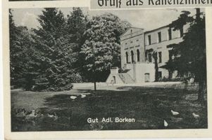 Adlig Borken, Kreis Johannisburg Adlig Borken, Gutshaus, Hofseite I Адлиг Боркен, усадебный дом, вид со стороны двора, I
