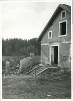 Fließdorf, Kreis Lyck Jucha, Verfallenes Haus in der Nähe von Jucha 