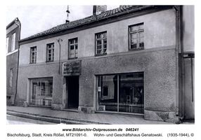 Bischofsburg, Stadt, Kreis Rößel 