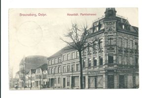 Braunsberg Kr. Braunsberg, Kreis Braunsberg  Hindenburgstraße (fr. Neustädtische Marktstraße)