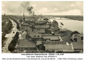 Tilsit, Stadt, Stadtkreis Tilsit Deutsche Straße