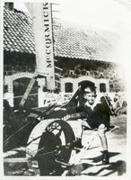 Richtwalde, Kreis Johannisburg Richtwalde, Gehöft Johann Gutowski, Teil vom Stall 