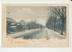 Eydtkau, Kreis Ebenrode Hindenburgstraße (fr. Chausseestraße) Eydtkuhnen, Chausseestraße IX Eydtkuhnen, Chausseestraße