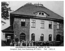 Drengfurth, Stadt, Kreis Rastenburg Bahnhofstraße