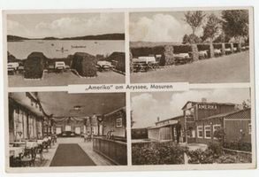 Amerika Kr. Johannisburg, Kreis Johannisburg Amerika Kr. Johannisburg, Gaststätte  Weißes Haus-Amerika  