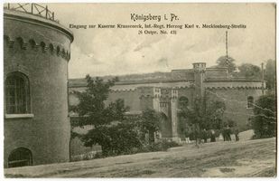 Königsberg (Pr.), Stadtkreis Königsberg Königsberg (Pr.), Kaserne Krauseneck, Eingang Königsberg, Kasernen, Militärisches