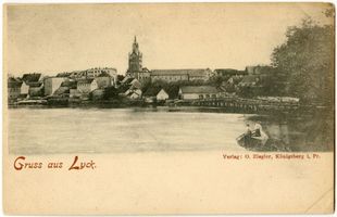 Lyck, Stadt, Kreis Lyck Lyck, Blick auf die Stadt II 