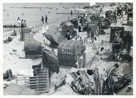 Cranz Kr. Samland, Ort, Kreis Samland Cranz, Strandleben XXVIII 