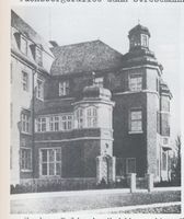 Königsberg (Pr.), Stadtkreis Königsberg Händelstraße Königsberg, Händelstraße, Vorbau Polizeipräsidium mit Eingang in der Händelstraße Кёнигсберг, Гендельштрассе, пристройка полицейского управления с входом на Гендельштрассе